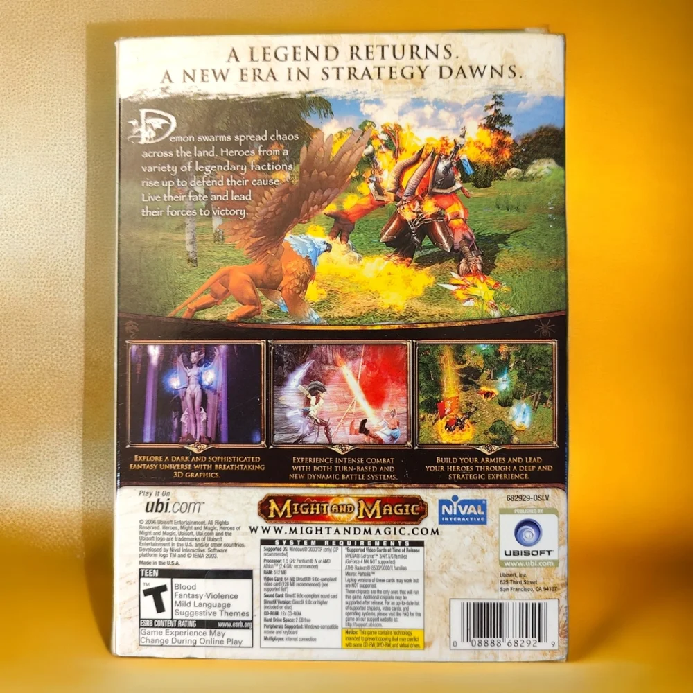 Heroes of Might and Magic V Box Video Game - (PC, 2009)